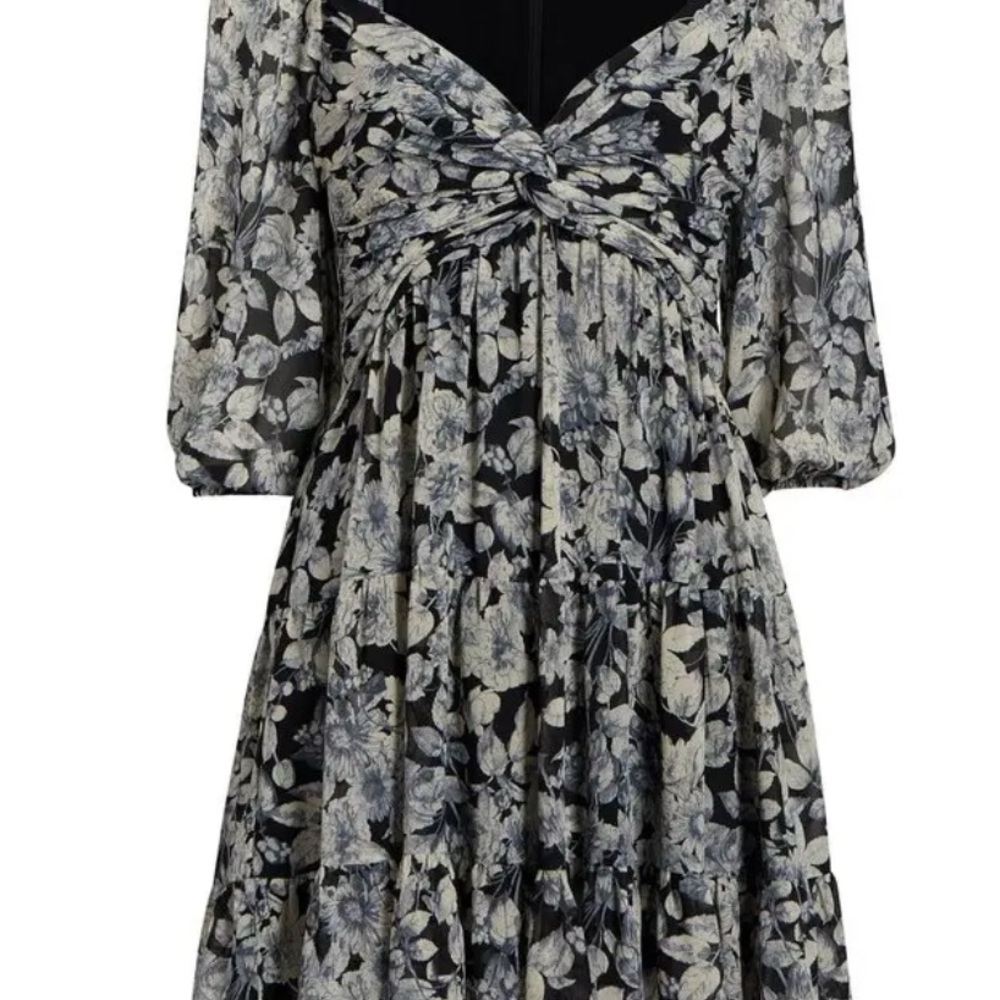 Harlie floral-print mini dress